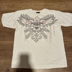 Men's Cream Graphic Tee